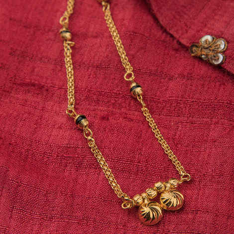 Buy Queen Be Twin Coin Traditional Thali Mangalsutra - MH19010 - Purplle