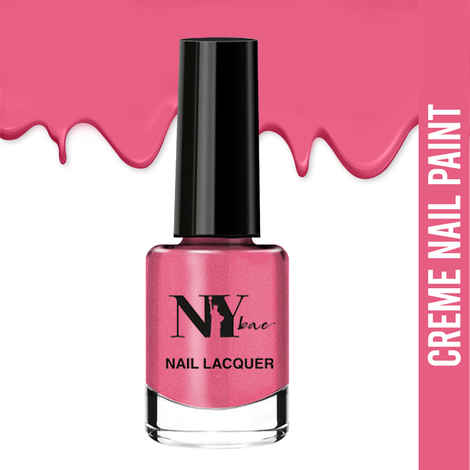 Buy NY Bae Creme Nail Enamel - Spaghetti & Meatballs 13 (6 ml) | Pink | Smooth Creamy Finish | Rich Colour Payoff | Chip Resistant | Quick Drying | One Swipe Application | Vegan | Cruelty & Lead Free | Non-Toxic - Purplle