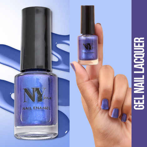 Buy NY Bae Gel Nail Lacquer - Grape Pie 19 (6 ml) | Purple | Luxe Gel Finish | Highly Pigmented | Chip Resistant | Long lasting | Full Coverage | Streak-free Application | Cruelty Free | Non-Toxic - Purplle
