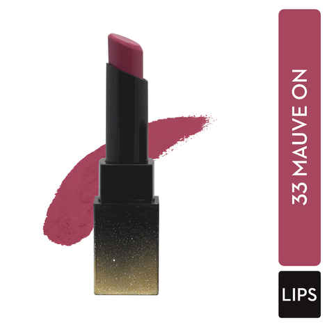 Buy SUGAR Cosmetics Nothing Else Matter Longwear Lipstick for Women | Lasts Up To 8+ Hours| Enriched with Vitamin E | 100% Vegan | 3.2gm - 33 Mauve On - Purplle