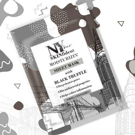 Buy NY Bae SKINfident Moisturizin' Sheet Mask with Black Truffle (20 ml) - Purplle