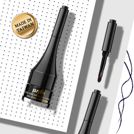 Buy Purplle Gel Eyeliner, We Gel Over Drama - Black | Long Lasting | Pigmented | Water Resistent | Smudge Proof | Transfer Proof | Easy Application (3 g) - Purplle