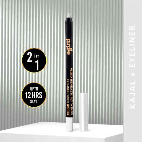 Buy Purplle Eyeliner Pen, Wind Beneath My Wings - White | Long Lasting | Pi gmented | Water Resistent | Smudge Proof | Transfer Proof | Easy Application (1.2 g) - Purplle