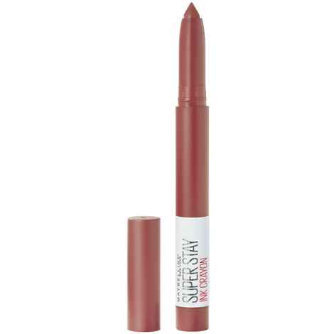Buy Maybelline New York Lipstick, Matte Finish, Long-lasting, Intense Colour, SuperStay Crayon Lipstick, 20 Enjoy the view, 1.2 gm - Purplle