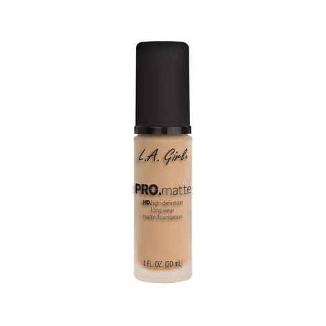 Buy L.A. Girls Pro Color & Pro Matte Foundation - Nude( 30 ml) - Purplle