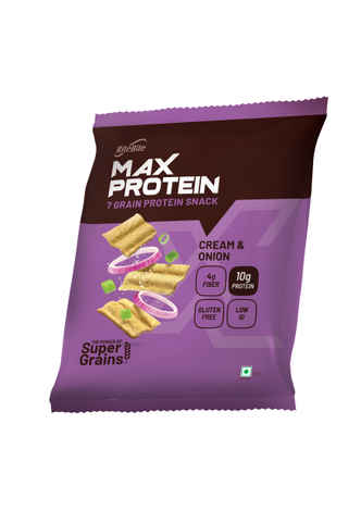 Buy Rite Bite Max Protein Chips - Cream & Onion ( 30 g) - Purplle