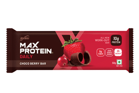 Buy Rite Bite Max Protein Daily Choco Berry Bar (Pack of 3) ( 150 g) - Purplle