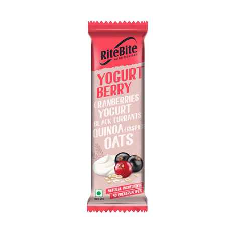 Buy Rite Bite Yoghurt Berry Bar - Pack of 6 ( 35 g) - Purplle