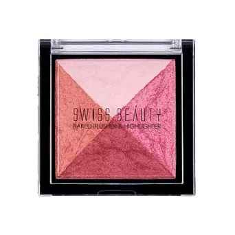 Buy Swiss Beauty Baked Blusher & Highlighter (7 g) (SB-806-02) - Purplle