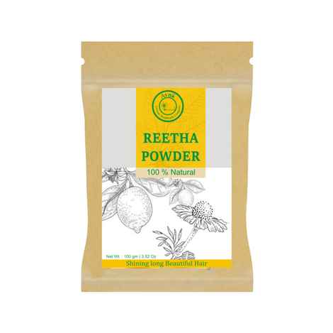 Buy Avnii Organics 100% Organic Reetha Powder: Good for Hair & Skin - Purplle