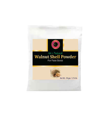 Buy Avnii Organics Walnut Shell Powder For Face Scrub for Dead Skin Cells & Blackheads, Can be used Directly and Mixed with Face Pack (50 g) - Purplle