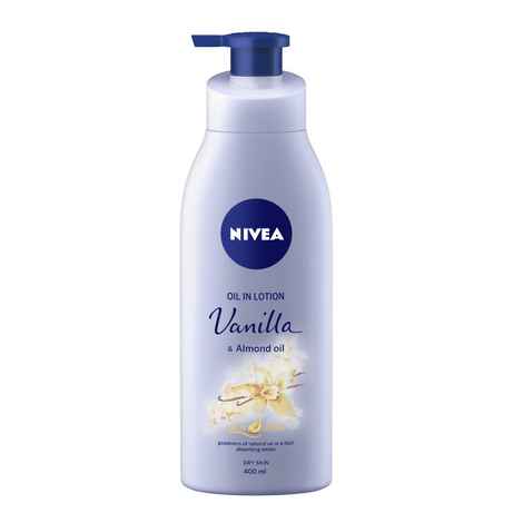 Buy Nivea Oil In Lotion Vanilla & Almond Oil Body Lotion (400 ml) - Purplle