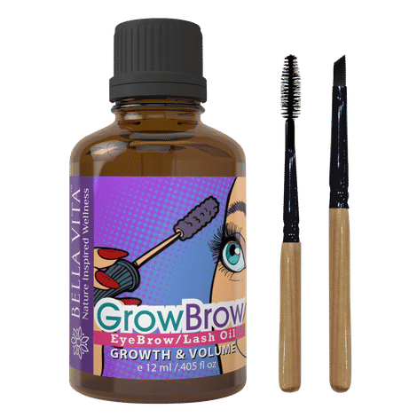 Buy Bella Vita Organic GrowBrow Brow & Lash Oil(12ml) - Purplle