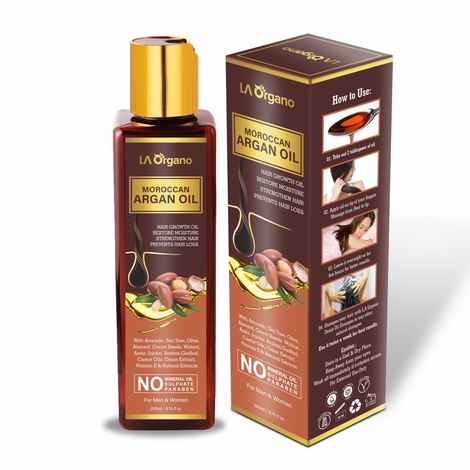 Buy LA Organo Moroccan Argan Oil (200 ml) - Purplle