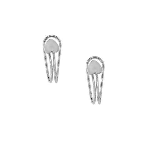 Buy Femnmas Silver Heart Non Pierced EarCuff - Purplle