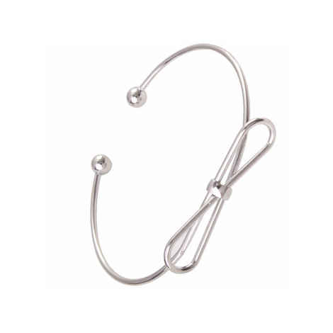 Buy Femnmas Silver Knot Hand Bracelet - Purplle