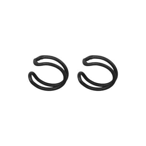 Buy Femnmas Black Non Pierced U Earrings - Purplle