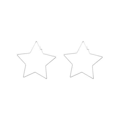 Buy Femnmas Star Shape Long Party Earring - Purplle