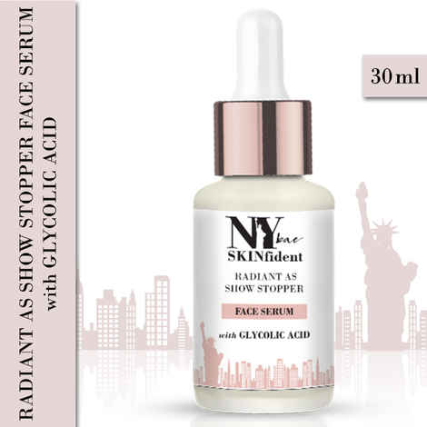 Buy NY Bae SKINfident Radiant As Show Stopper Face Serum with Glycolic Acid (30 ml) - Purplle