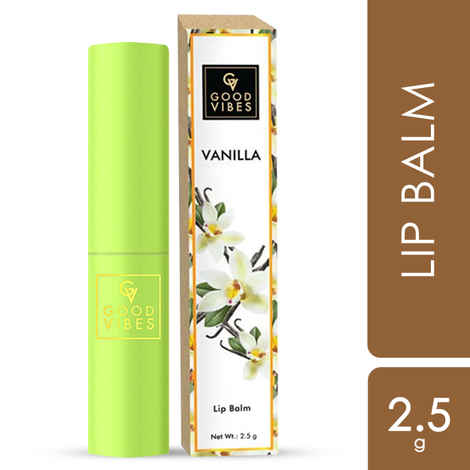 Buy Good Vibes Lip Balm, Vanilla (2.5 gm) - Purplle