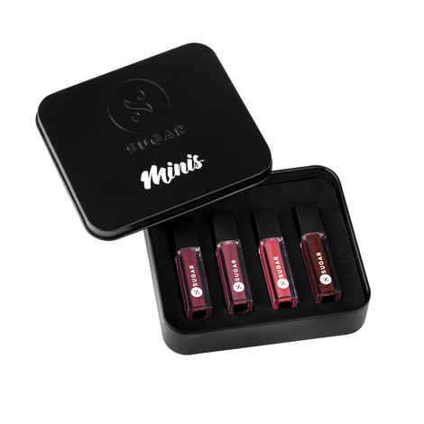 Buy SUGAR Cosmetics Smudge Me Not Mini Liquid Lipstick Sets for Women | Transferproof & Waterproof | Lasts Upto 12+Hours | Pack of 4 - Nude Shades - Purplle