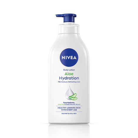 Buy NIVEA 100% NATURAL ALOEVERA Body lotion- 5 in 1 COMPLETE CARE for 48H Refreshing moisturization - Purplle