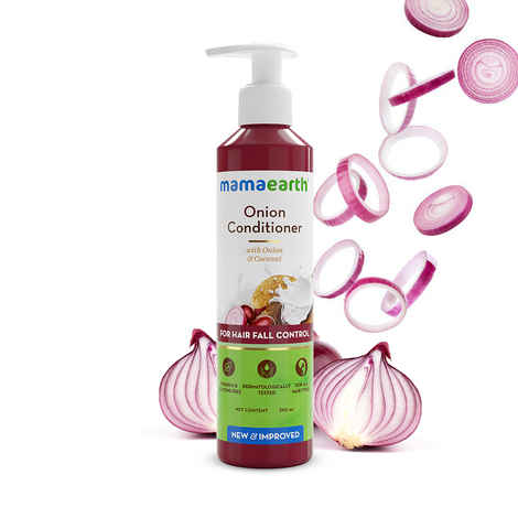 Mamaearth Onion Conditioner for Hair Growth & Hair Fall Control with Coconut Oil (400 ml)