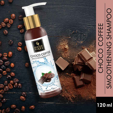 Buy Good Vibes Smoothening Shampoo - Choco Coffee (120 ml) - Purplle