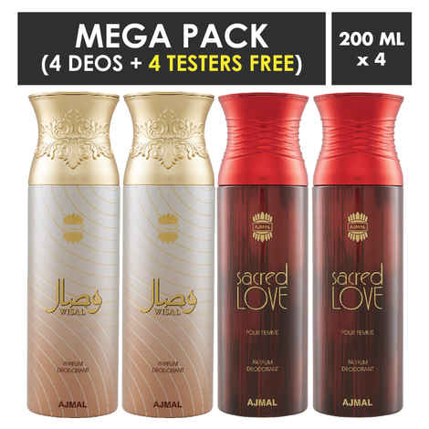 Ajmal Wisal Sacred Love Deodorant Spray- For Men Women (200 ml - Main Image