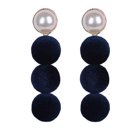 Buy Femnmas Navy Blue Cocktail Dress Fancy Earring - Purplle