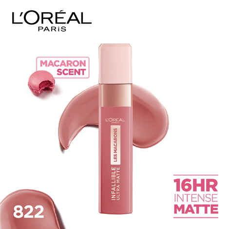 Buy L'Oreal Paris Infallible Ultra Matte Liquid Lipstick, Les Macarons, 822 Mon Caramel (5 g) - Purplle
