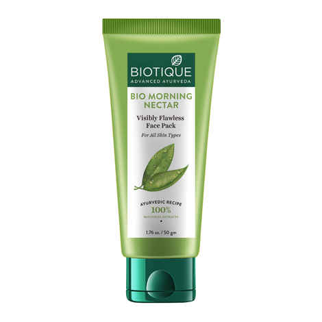 Buy Biotique Bio Morning Nectar Visibly Flawless Face Pack (50 g) - Purplle