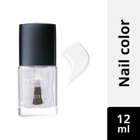 Buy Lakme Absolute Gel Stylist Nail Color - Top Coat (12 ml) - Purplle