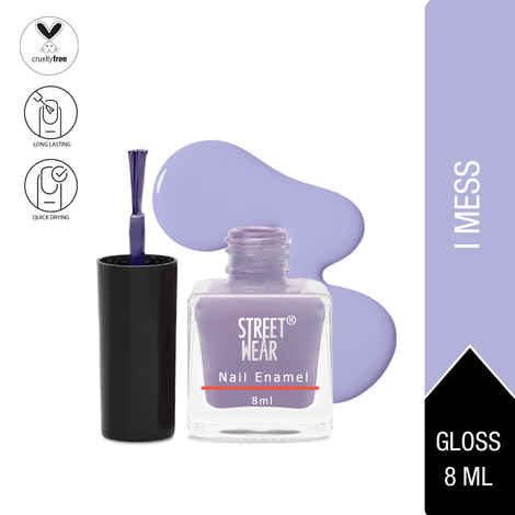 Buy STREET WEAR® Nail Enamel (Revamp) Pretty Girl Collection I Mess (8 ml) - Purplle
