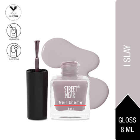 Buy STREET WEAR® Nail Enamel (Revamp) Pretty Girl Collection I Slay (8 ml) - Purplle