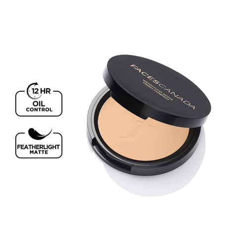 Buy FACES CANADA Weightless Matte Finish Compact Powder - Beige, 9 gm - Purplle