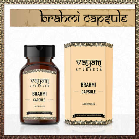 Buy Vayam Ayurveda Health & Wellness Brahmi Supplement Capsules | Ayurvedic | Natural | Herbal | Pure | Sulphate free | Paraben Free - Purplle