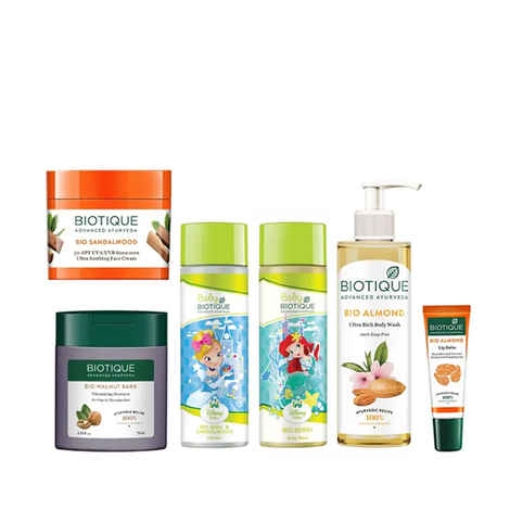 Buy Biotique Body & Hair Care Combo - Purplle