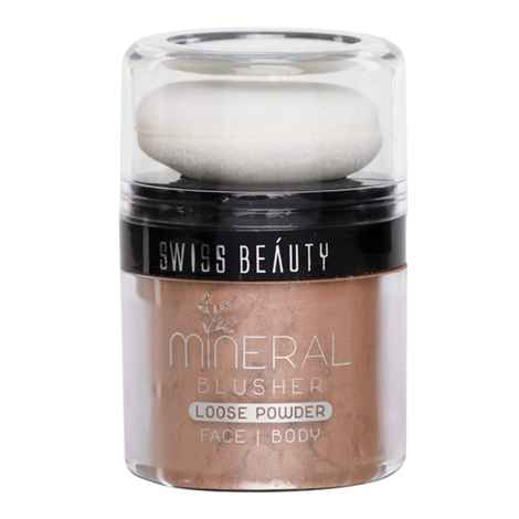 Buy Swiss Beauty Mineral Blusher Loose Powder Bronzer Desert Rose Face Body (12 g) (SB-03-04) - Purplle