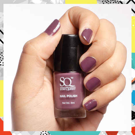 Buy Stay Quirky High on Glam Nail Lacquer Lust Tipsy 2282 | High Shine | Quick Drying | Consistent Shade | One-swipe Application - 6 ml - Purplle