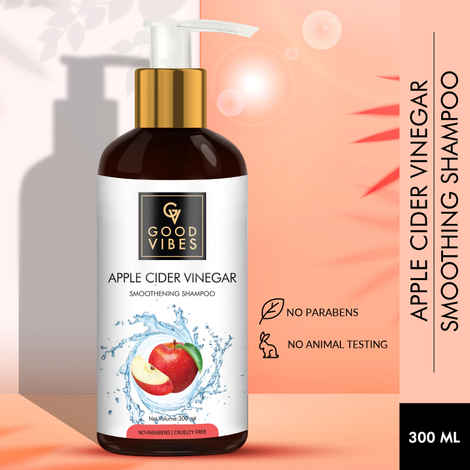 Buy Good Vibes Smoothing Shampoo - Apple Cider Vinegar (300 ml) - Purplle