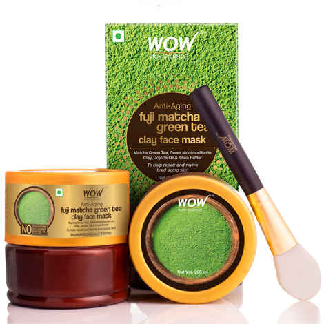 Buy WOW Skin Science Anti-Aging Fuji Matcha Green Tea Clay Face Mask (200 ml) - Purplle