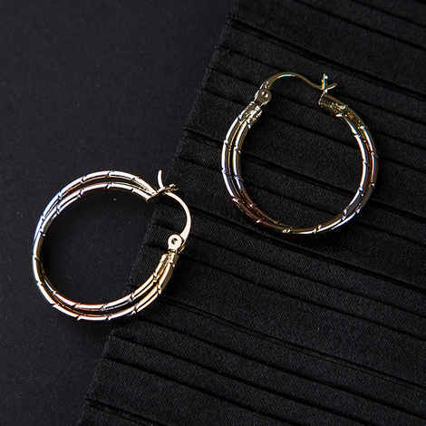 Buy Queen Be Shine On Hoop Earrings - Purplle