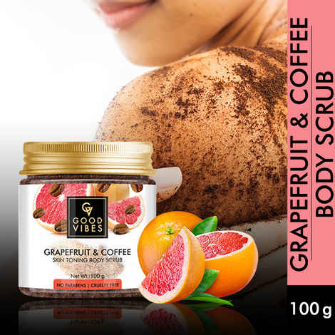 Buy Good Vibes Skin Toning Body Scrub - Grapefruit and Coffee (100 gm) - Purplle