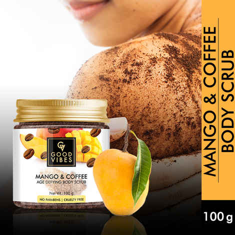Buy Good Vibes Age Defying Body Scrub - Mango and Coffee (100 gm) - Purplle