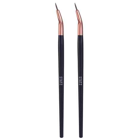 Buy Gary Statz Ergonomic Professional Angled Eye Makeup Brush (Combo Pack of 2) - Purplle