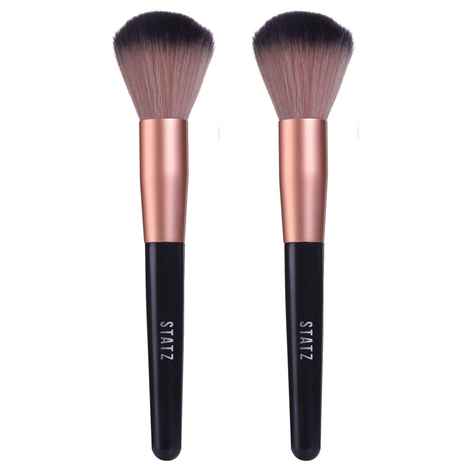Buy Gary Statz Ergonomic Professional Premium Large Powder Brush - Combo Pack of 2 - Purplle