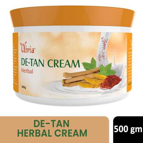 Buy Olivia De-Tan Herbal Cream (500 g) - Purplle