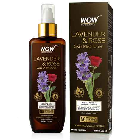 Buy WOW Skin Science Lavender & Rose Skin Mist Toner (200 ml) - Purplle