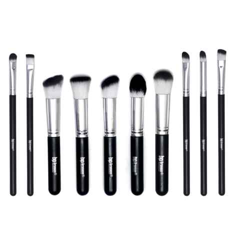 Buy bronson professional Premium 10 pcs makeup brush set for professional home use - Purplle